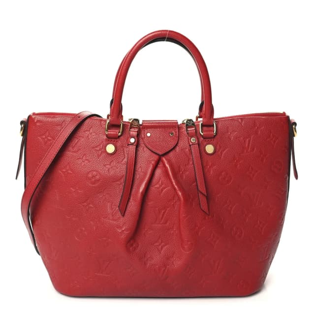 Louis Vuitton Mazarine MM Monogram Empreinte Leather Bag - Cherry in Leather from H&T, photo 1 of 1