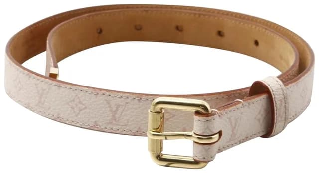 Louis Vuitton Ultra Rare Cherry Blossom Pink Monogram Belt 70/28 in Pink Canvas from Bagriculture, photo 1 of 1