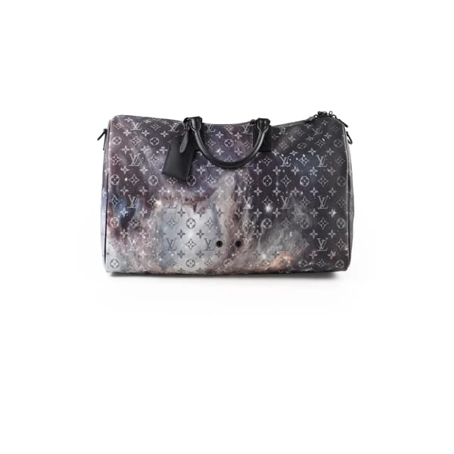 Louis Vuitton Galaxy Keepall 50 Bandouliere Black in Black Canvas from The Purse Affair, photo 1 of 1