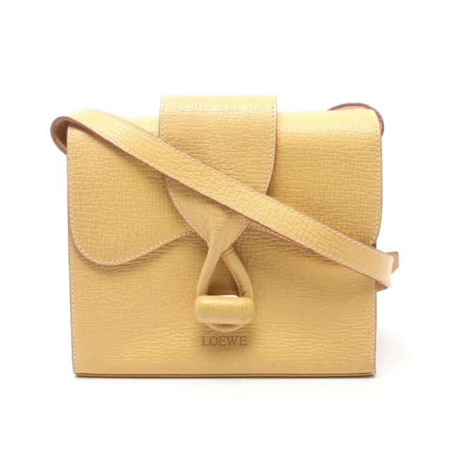 Loewe Shoulder Bag Turnlock Yellow Leather in Yellow Leather from The Reluxe, photo 1 of 1