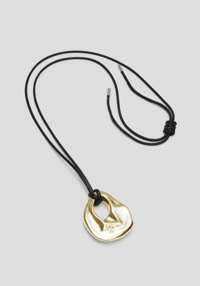 VIKTORIA & WOODS Organic Pendant Necklace in 16K GOLD, image 1 of 1 from Viktoria & Woods