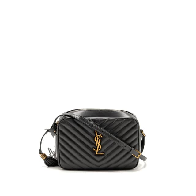Saint Laurent Lou Camera Bag Calfskin Slight Grey GHW in Grey Calfskin from EMIER, photo 1 of 1