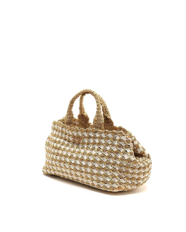 Prada Raffia Classic Tote Bag in Raffia from A Retro Tale, photo 1 of 1