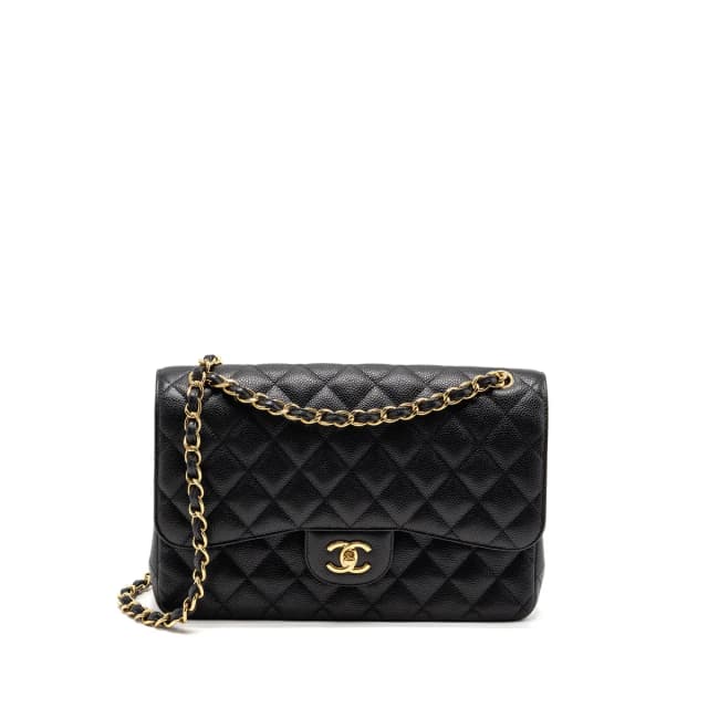 Chanel Jumbo Classic Double Flap Bag Caviar Black GHW in Black Caviar leather from EMIER, photo 1 of 1