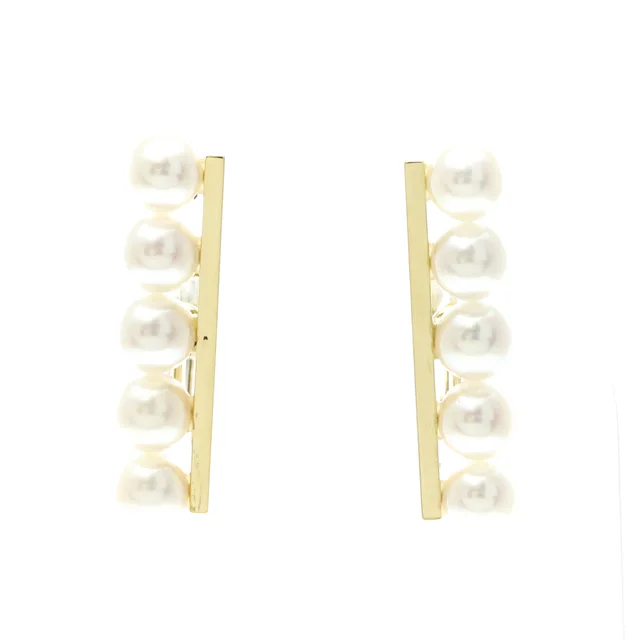 Tasaki Balance Plus Earrings Pearl Yellow Gold (18K) Clip Earrings Gold in Gold Yellow gold (18K) from Elady, photo 1 of 1