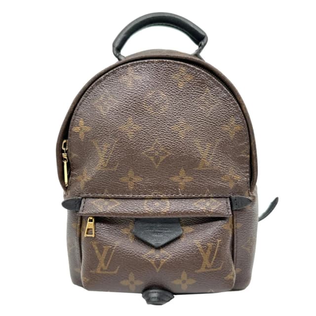 Louis Vuitton Palm Spring Mini Monogram Canvas Backpack Brown in Brown Coated canvas from Dallas Designer Handbags, photo 1 of 1
