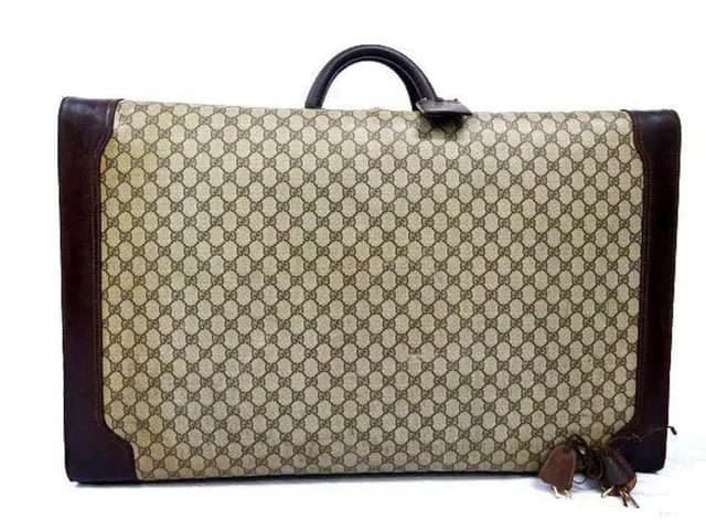 Gucci XL Supreme GG Monogram Trunk Suitcase Luggage Steamer in Canvas from Bagriculture, photo 1 of 1
