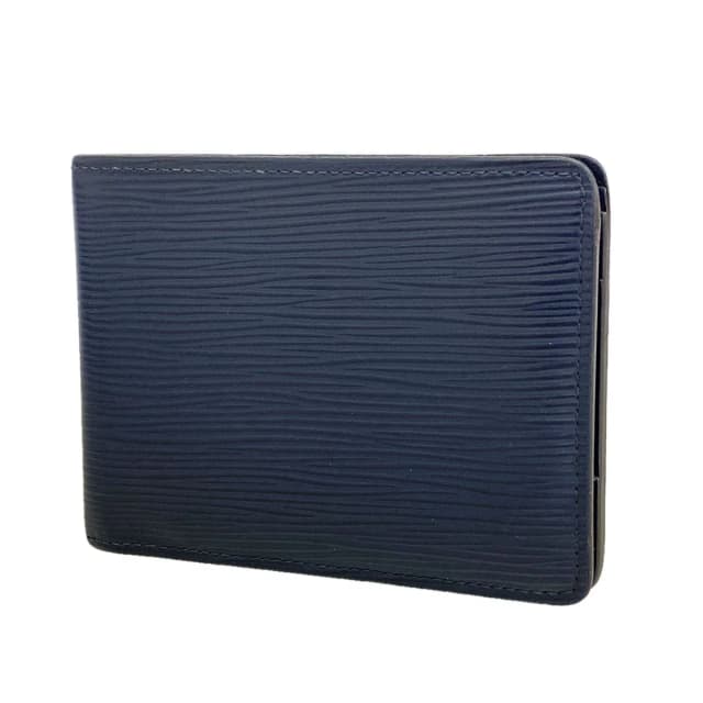Louis Vuitton Billfold Epi Portefeuille Multiple Blue Marine Wallet in Navy from The Reluxe, photo 1 of 1