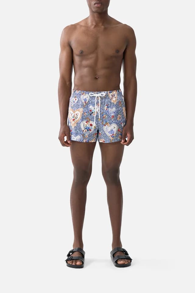 Camilla eBoutique SHORT LENGTH BOARDSHORT WITH ELASTIC WAIST THE POTTERY PARLOUR, image 1 of 1 from CAMILLA
