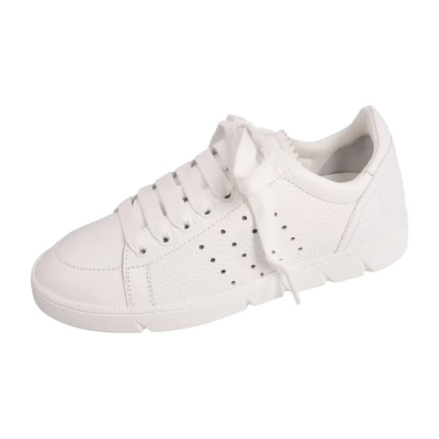 Loewe Sneakers Low-Cut Leather Anagram Shoes in Leather from The Reluxe, photo 1 of 1