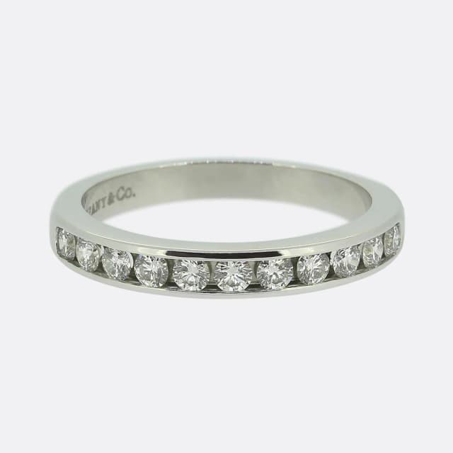 Tiffany & Co. Diamond Half-Eternity Ring from The Vintage Jeweller, photo 1 of 1
