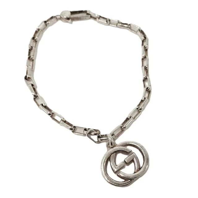 Gucci Interlocking G Bracelet Silver in Silver from The Reluxe, photo 1 of 1