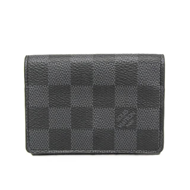 Louis Vuitton Envelope Business Card Holder N63338 Damier Graphite Business Card Case Black in Black Damier Graphite from Elady, photo 1 of 1