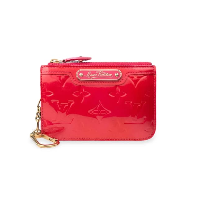 Louis Vuitton Monogram Vernis Rose Pop Key Pouch in Rose Pop Patent Leather from Designer Archives, photo 1 of 1