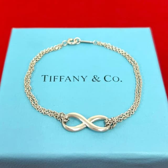 Tiffany & Co. Vintage Infinity Bracelet 925 Sterling Silver Chain in Silver from The Reluxe, photo 1 of 1