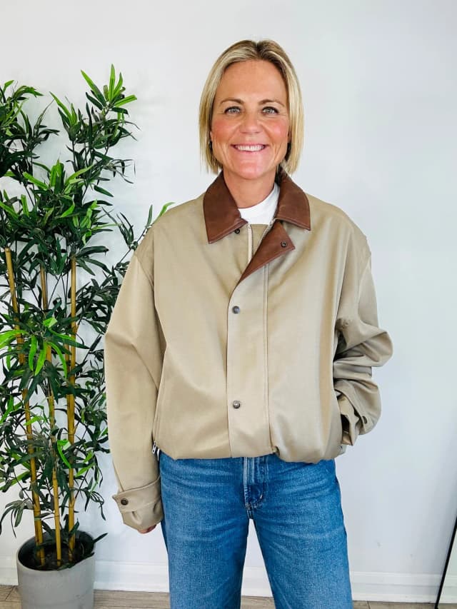 Acne Studios Opado Bomber Jacket - Size 16 in Leather from Edit Second Hand, photo 1 of 1