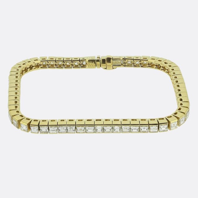 Van Cleef & Arpels 10.00 Carat Diamond Line Bracelet from The Vintage Jeweller, photo 1 of 1