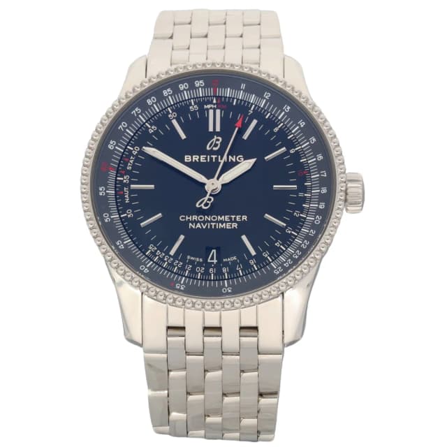 Breitling Navitimer A17325 38mm Stainless Steel Watch from H&T, photo 1 of 1