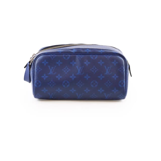 Louis Vuitton Dopp Kit Ocean Blue Monogram Canvas in Blue Coated canvas from The Purse Affair, photo 1 of 1