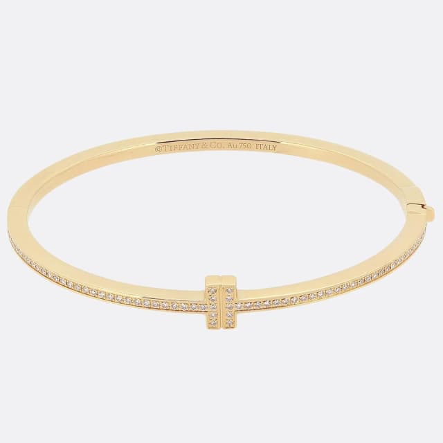 Tiffany & Co. T Diamond Hinged Wire Bracelet from The Vintage Jeweller, photo 1 of 1