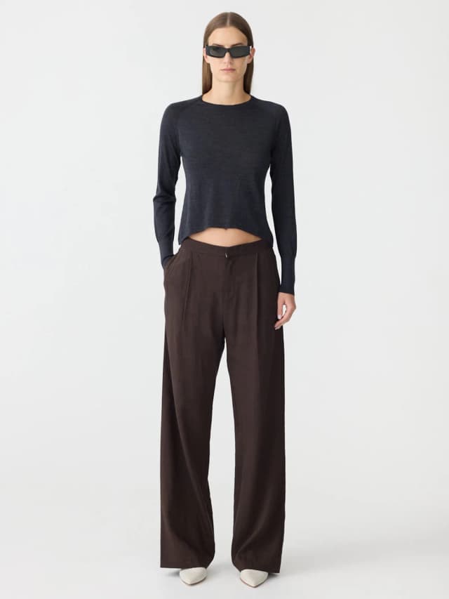 Bassike Superfine Merino Wool Knit, image 1 of 1 from bassike