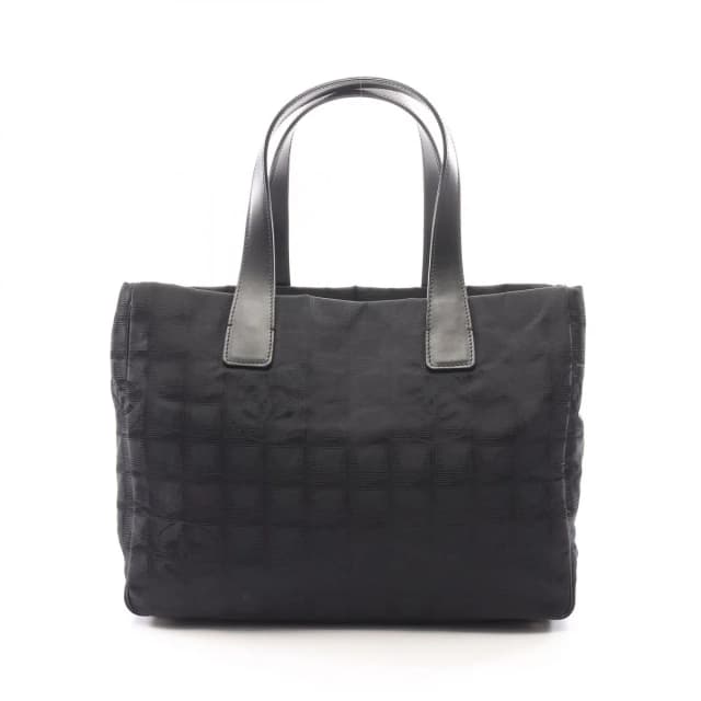 Chanel Tote Bag New Travel Line MM Black Leather New MM in Black Leather from The Reluxe, photo 1 of 1