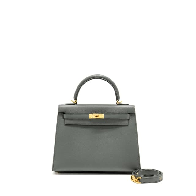 Hermès kelly 25 epsom vert Amande GHW stamp Z in Green Epsom leather from EMIER, photo 1 of 1