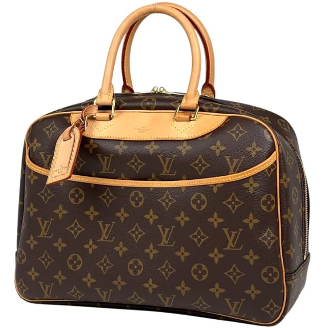 Louis Vuitton Deauville Handbag Bowling Vanity Monogram Brown in Brown Leather from The Reluxe, photo 1 of 1