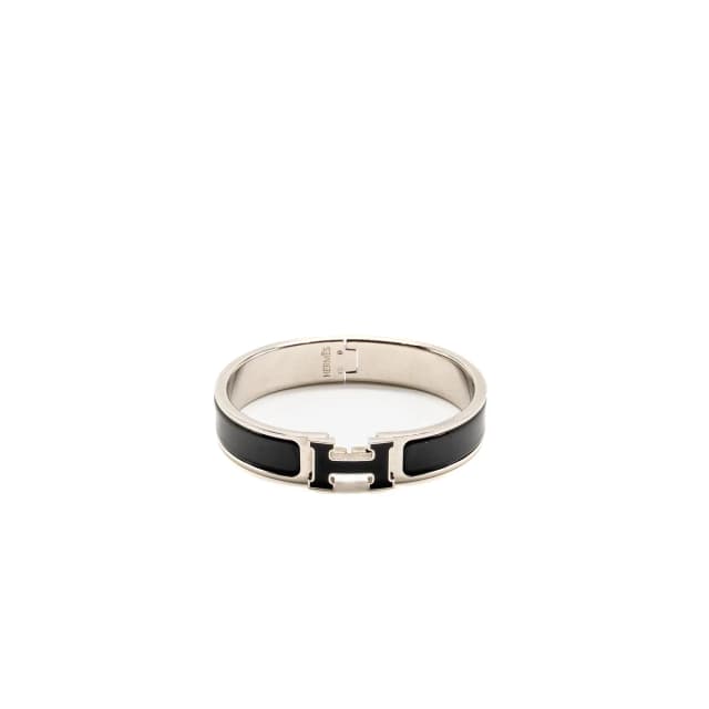 Hermès size pm clic h bracelet black SHW in Black from EMIER, photo 1 of 1