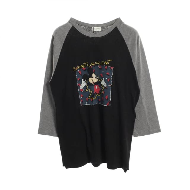 Saint Laurent Long Sleeve T-Shirt Disney Mickey Mouse Cotton from The Reluxe, photo 1 of 1