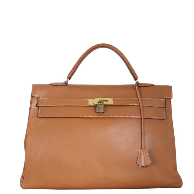 Hermès Kelly 40 Retourne Courchevel in Leather from Luxe.It.Fwd, photo 1 of 1