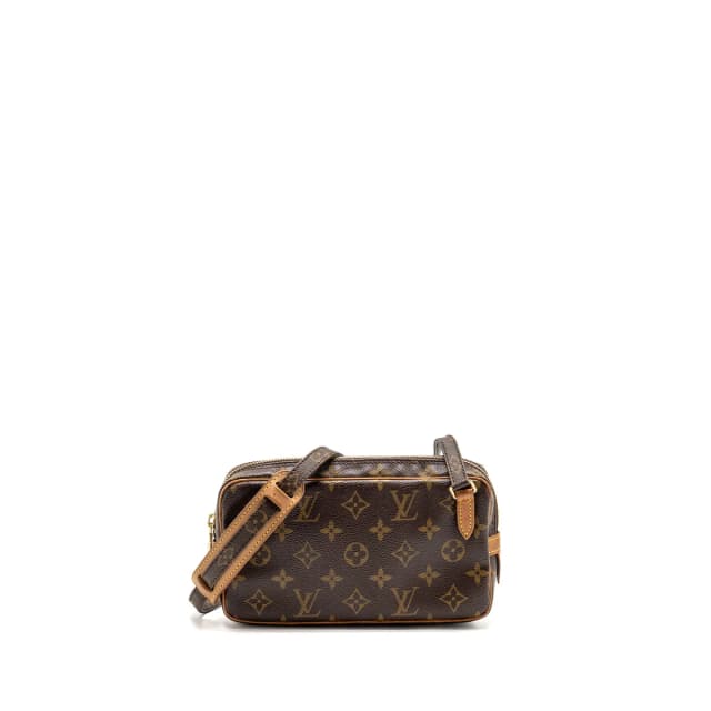 Louis Vuitton vintage pochette Marly Bandouliere monogram canvas GHW in Coated canvas from EMIER, photo 1 of 1