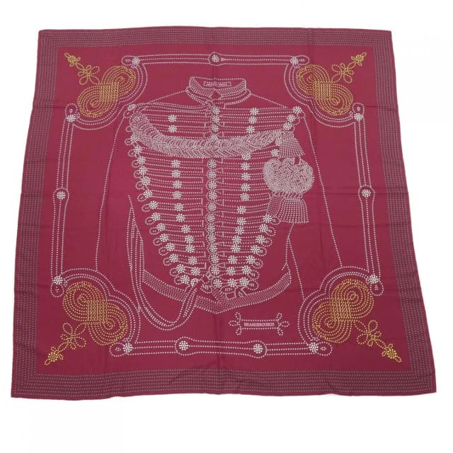 Hermès Brande Burgs Points Carre Geant 140 Shawl Scarf in Silk from The Reluxe, photo 1 of 1
