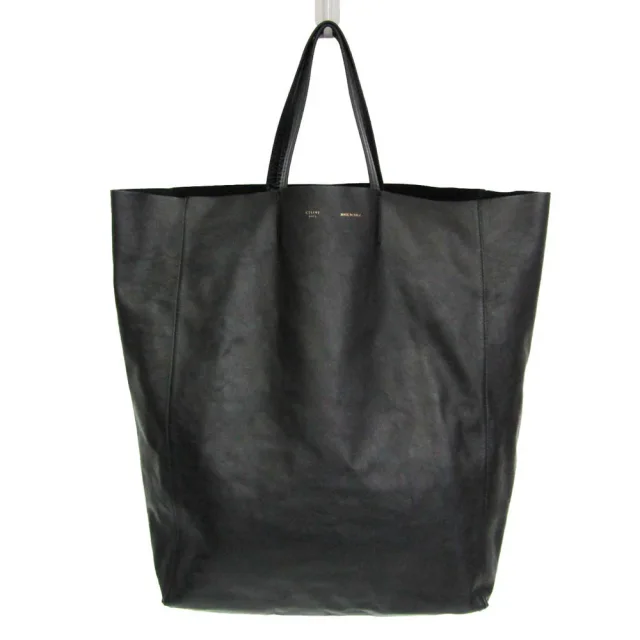 Celine Cabas Horizontal Women's Leather Tote Bag Black in Black Leather from Elady, photo 1 of 1