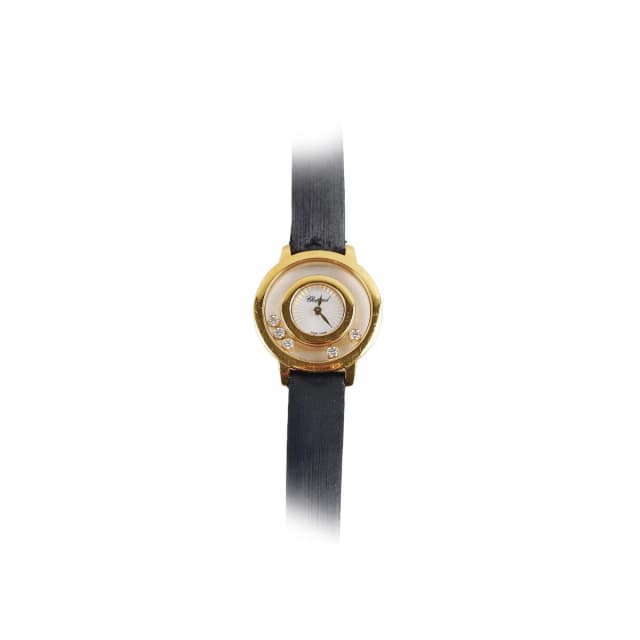 Chopard Happy Diamonds Icons Watch 209417-0001 in Leather from The Purse Affair, photo 1 of 1