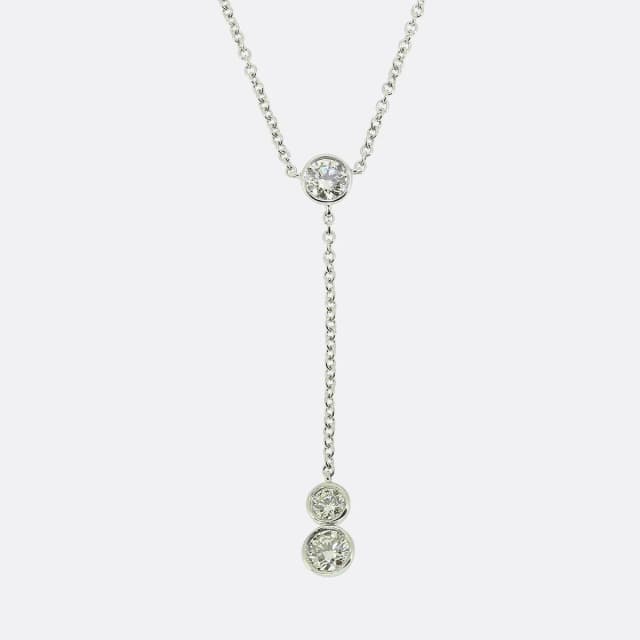 Tiffany & Co. Diamonds By The Yard Drop Pendant Necklace from The Vintage Jeweller, photo 1 of 1