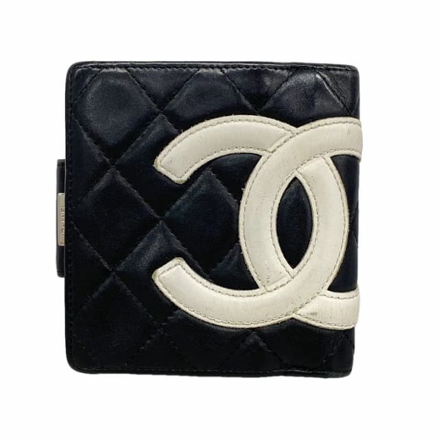 Chanel Wallet Cambon Lambskin Black Silver in Black Lambskin from The Reluxe, photo 1 of 1