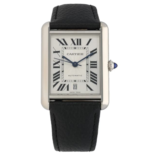 Cartier Tank Solo WSTA0040 31mm Stainless Steel Watch in Leather from H&T, photo 1 of 1