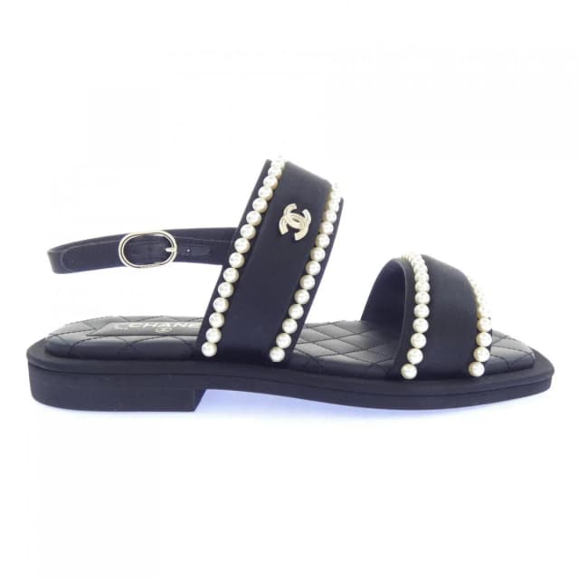 Chanel Sandals Black in Black from The Reluxe, photo 1 of 1