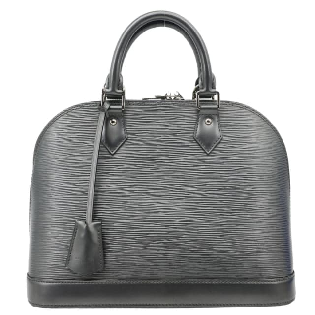 Louis Vuitton Alma PM Epi Leather Satchel Bag Metallic Grey in Grey Leather from Dallas Designer Handbags, photo 1 of 1