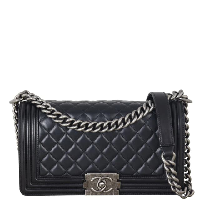 Chanel Boy Old Medium in Lambskin from Luxe.It.Fwd, photo 1 of 1