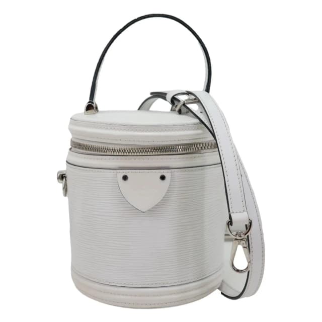 Louis Vuitton Cannes Epi Leather Vanity Bag White in White Leather from Dallas Designer Handbags, photo 1 of 1