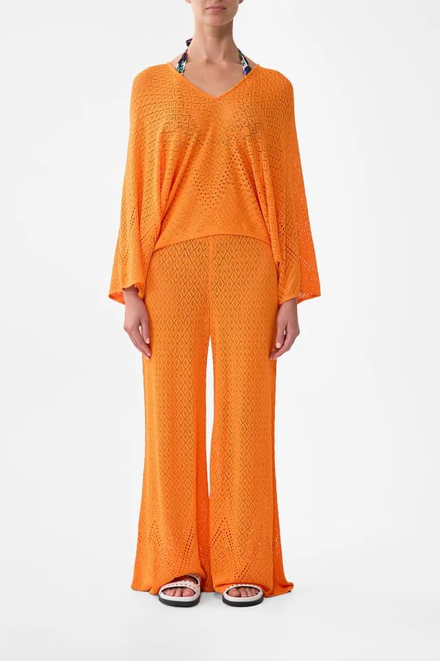 Camilla eBoutique SUPER WIDE FLARE PANT BASKED IN BAROQUE, image 1 of 1 from CAMILLA