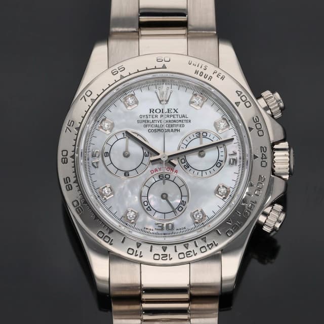 Rolex Daytona 116509 40mm White Gold Watch in White from H&T, photo 1 of 1