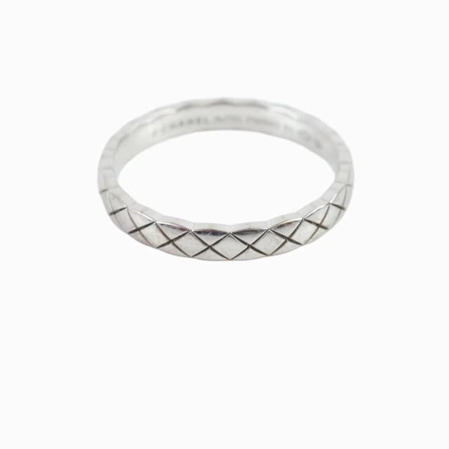 Chanel Coco Crush Mini Ring White Gold Size 61 in White from The Purse Affair, photo 1 of 1
