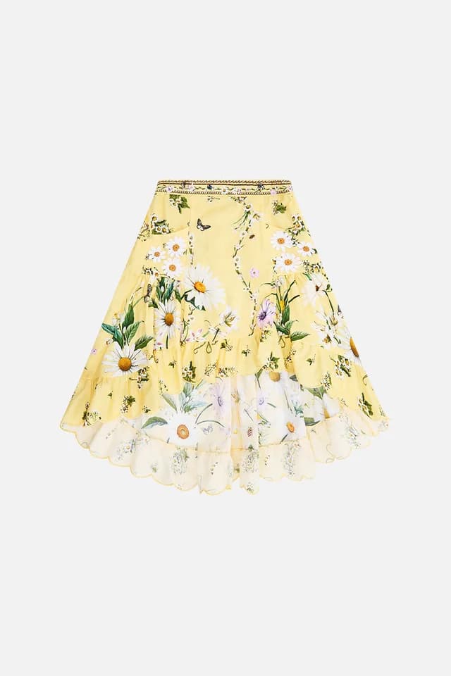 Camilla eBoutique KIDS HIGH LOW SKIRT WITH POCKETS 4-10 DAISY CHAINS, image 1 of 1 from CAMILLA