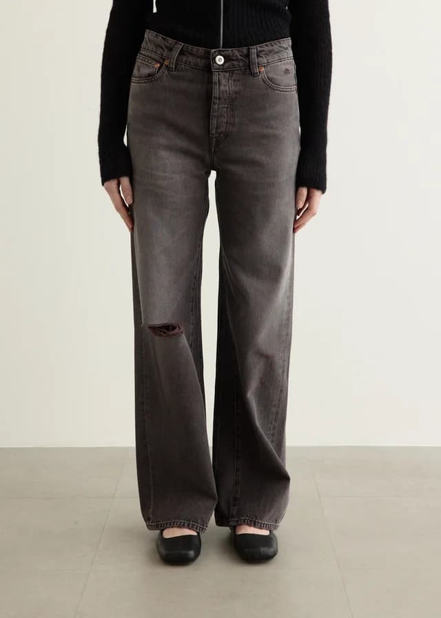 Our Legacy Treble Cut Jeans in Highway Cofee, image 1 of 1 from Incu
