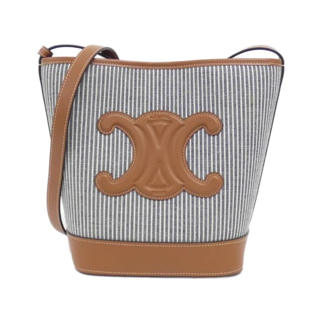 Celine Small Bucket Cuile Triomphe Shoulder Bag in Canvas from The Reluxe, photo 1 of 1