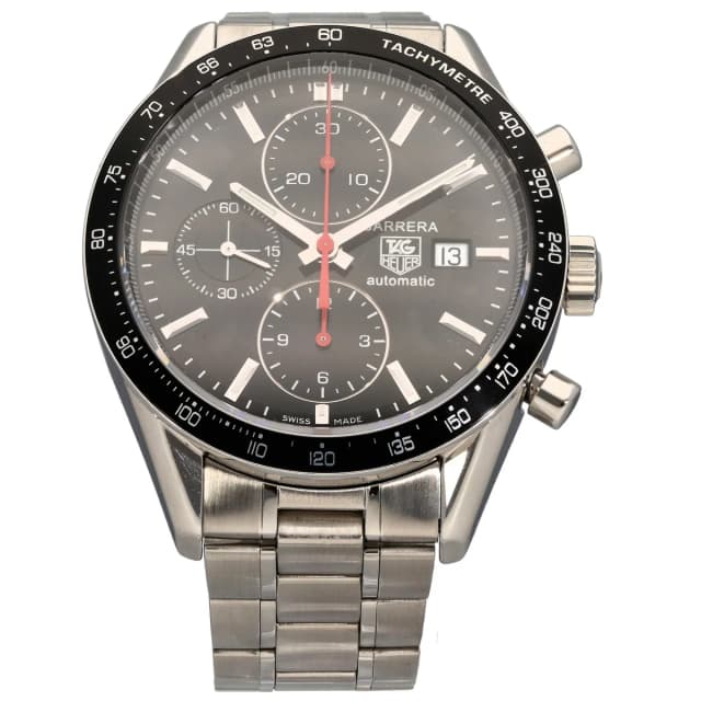 TAG Heuer Carrera CV2014-2 41mm Stainless Steel Watch from H&T, photo 1 of 1
