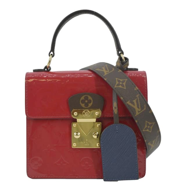 Louis Vuitton Spring Street Monogram Vernis Crossbody Bag Red in Red Patent leather from Dallas Designer Handbags, photo 1 of 1